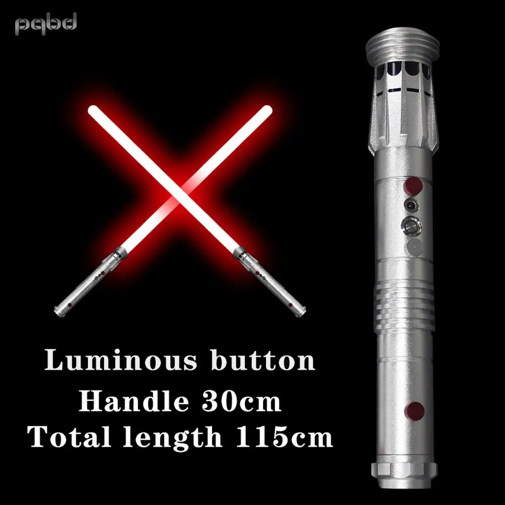 Световой меч pabd металлический световой с звуковым эффектом световая палочка