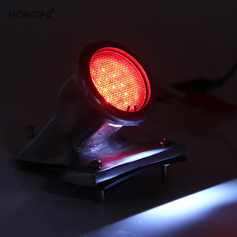 Светодиодный фонарь для мотоцикла красный задний тормозной Стоп-светильник