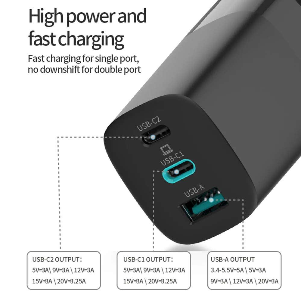 gfordt ган 65w зарядное usb устройство quick