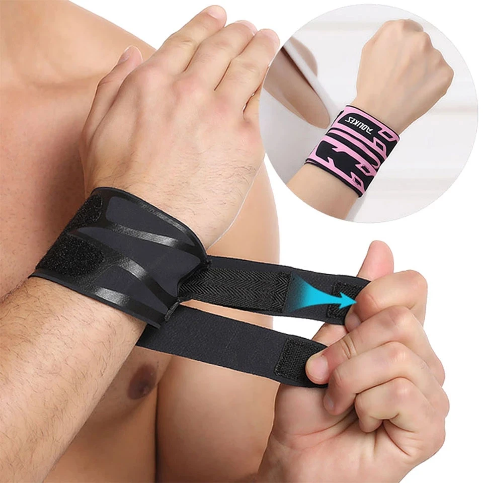 

2PCS Thin Sport Wrist Wraps Wristband Bandage For Basketball Badminton Tennis Equipment Hand Wrist Support Carpal Protectio -40