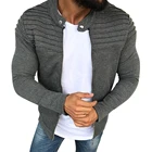 Meihuida осень зима размера плюс для мужчин Тонкий Повседневный теплый Однотонный свитер с капюшоном Пальто Куртка Верхняя одежда свитер