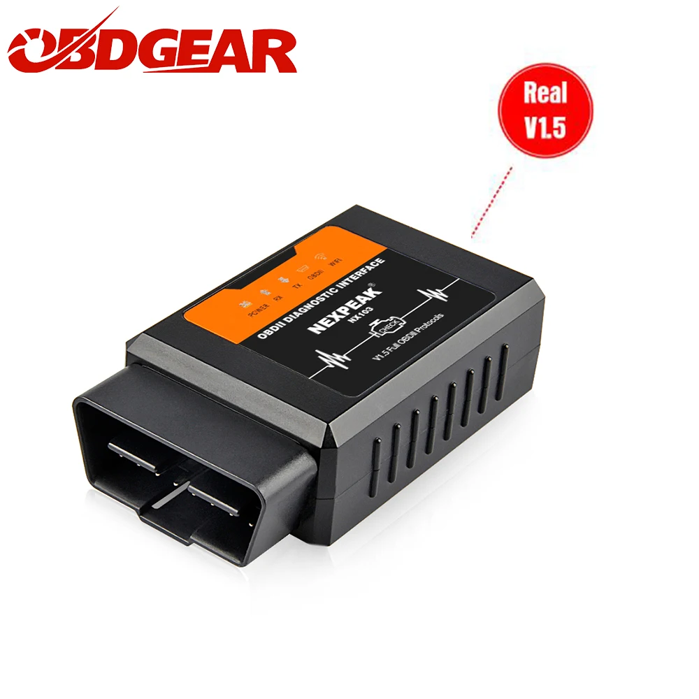 Универсальный OBD2 ELM327 V1.5 Wifi pic18f25k80 для iPhone IOS Авто OBD диагностический сканер 2 ELM 327 Wi