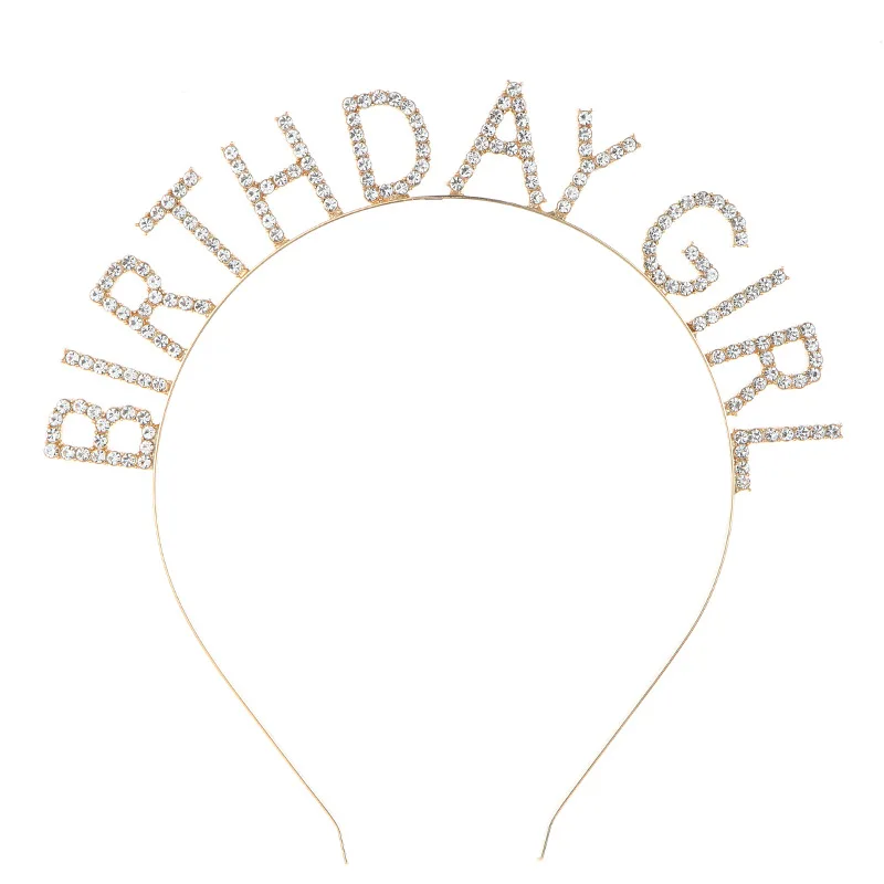 

Повязки На Голову Стразы для девочек на день рождения, золотые и серебряные тиары, обручи для волос, головные уборы, металлические головные ...