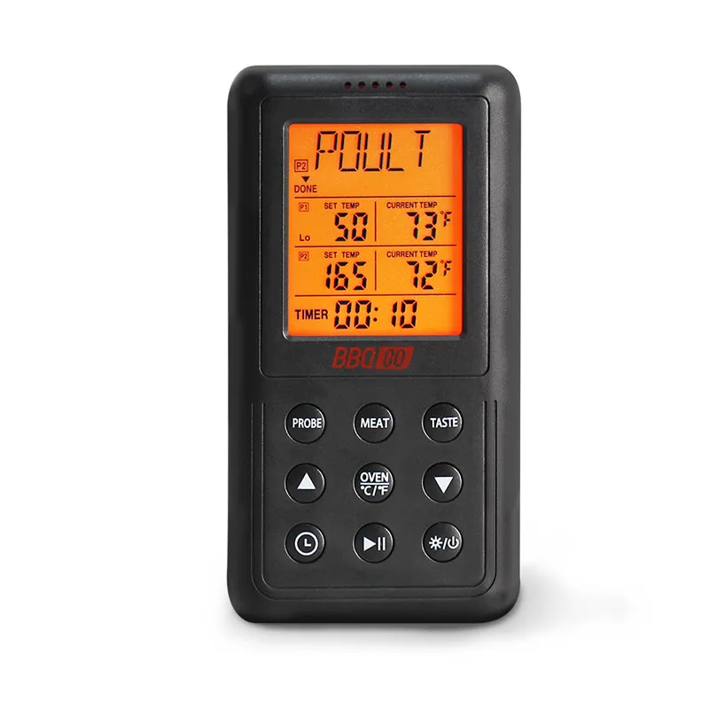 

Inkbird BG-RF2C Grill Thermometer Dual Probes Strong Wireless Connection Low Battery Alarm Household Kitchen Digital Guage Tools