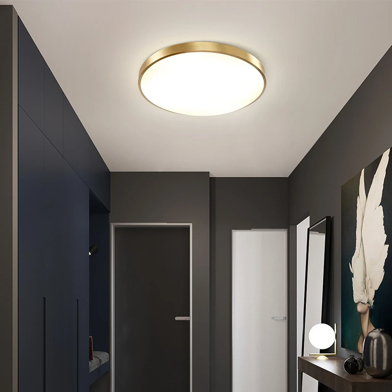 Ультра тонкий светодиодный потолочный светильник современный три Цвет