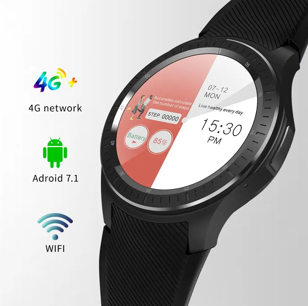 Смарт часы DM368 Plus Bluetooth 4G сеть MT6739 Android 7 1 Гб + 16 ГБ пульсометр Gps Wi Fi|Смарт-часы| |