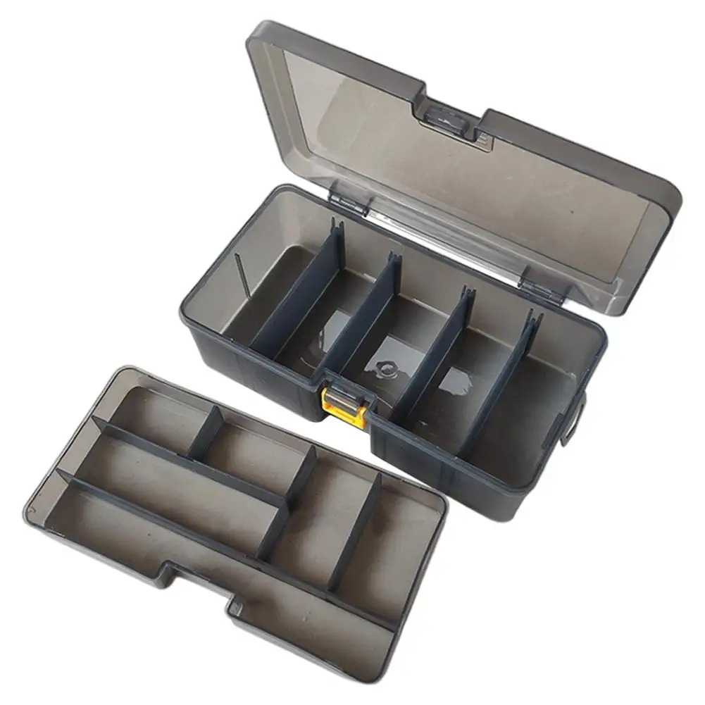 

Two-layer Storage Box For Flexibly Store Lure Hooks Fake Bait Tackle, Multifunctional Fishing Tool Accessories Boxes Organizer