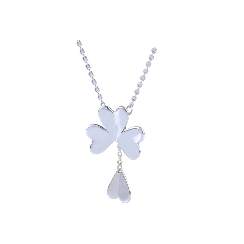 

Hot S925 Sterling Silver Classic Elegant Arc Necklace Model Temperament Classic Round Diamond Necklace For Girlfriend Gift