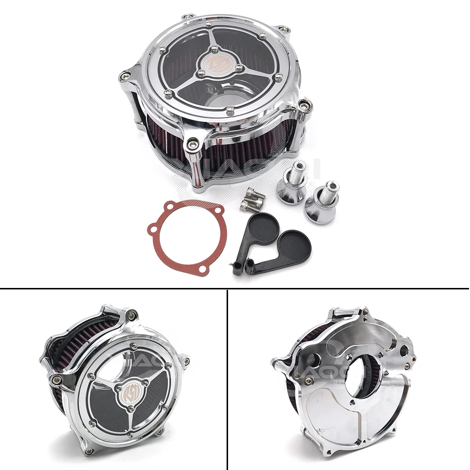 Хромированные детали для мотоцикла RSD CNC фильтр очистки воздуха турбина Harley sports car