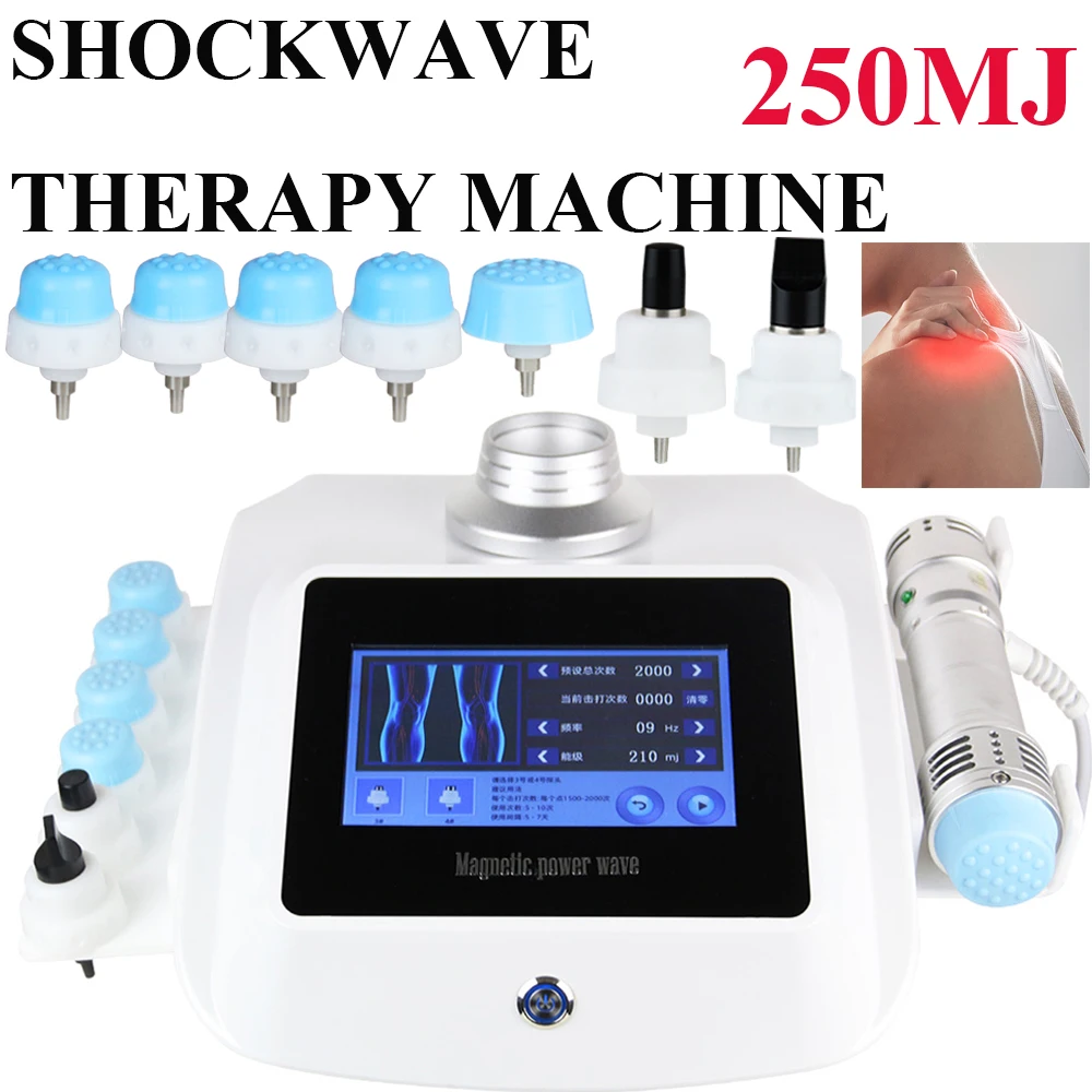 

Hot Shockwave Electromagnetic Extracorporeal Shock Wave Machine ED Pain Relief Body Relax Massager Physical Therapy Equipment