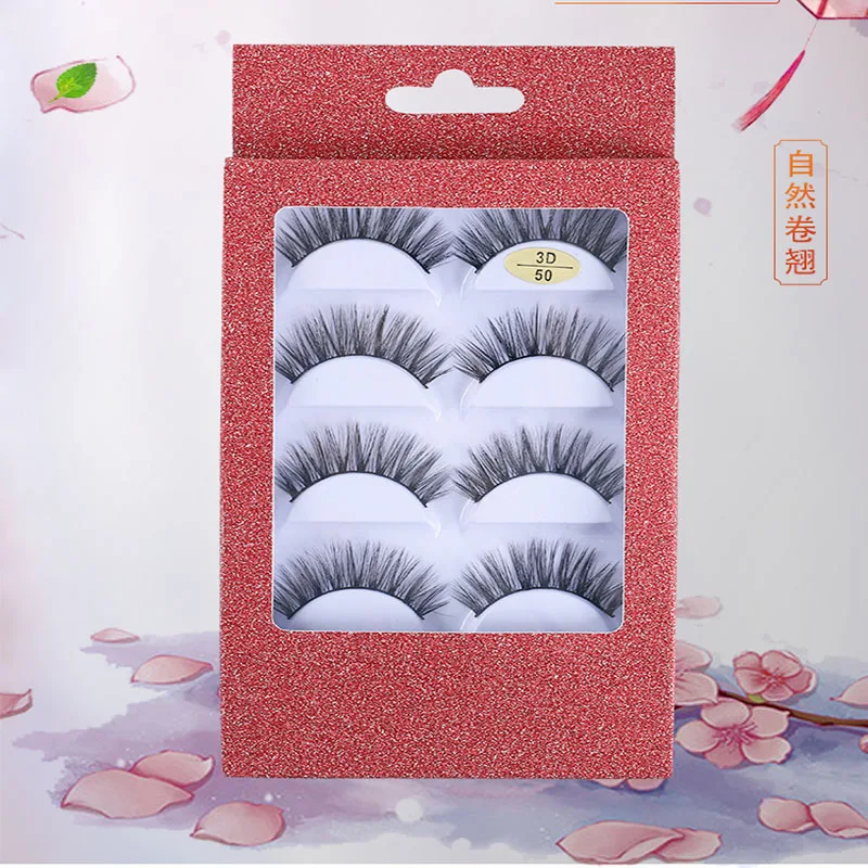 

3D Eyelashes False Magnetizer Magnetic Ural Chemical Fiber Handmade Lashes Natural Curl Dummy For Eyelash Extensible For Beauty