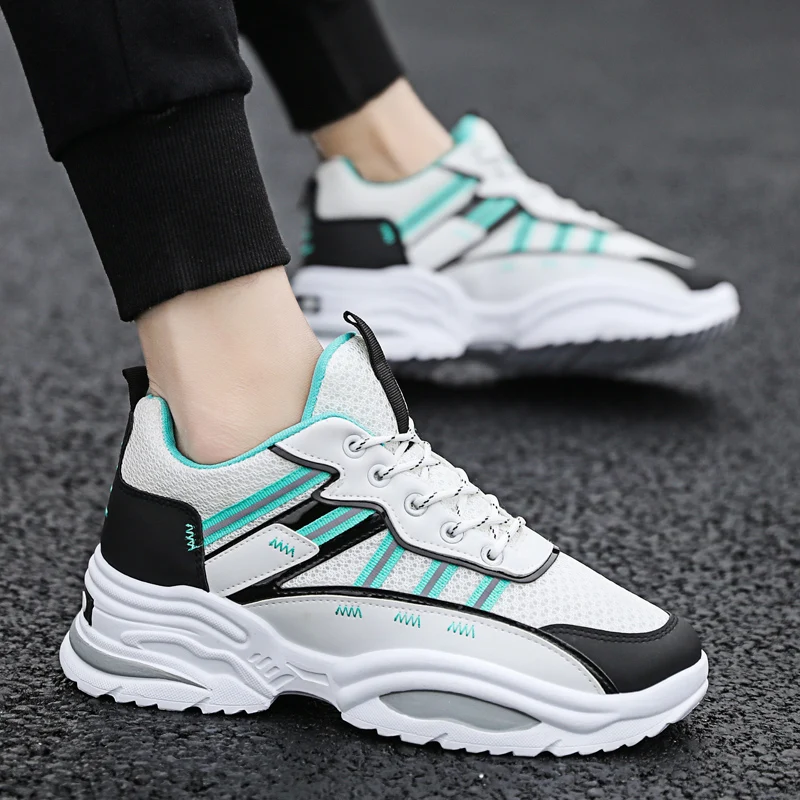 

Мужские повседневные туфли, Мужские дышащие удобные модные износостойкие легкие кроссовки на шнуровке, недорогие мужские туфли, 2020