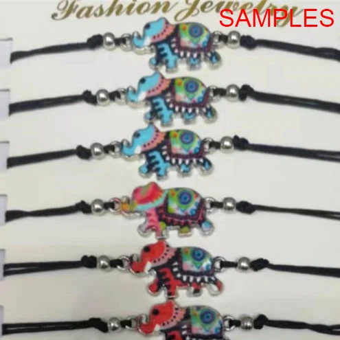 Semitree 10 шт. коннекторы для браслета в богемном стиле со слоном подвески ожерелья DIY