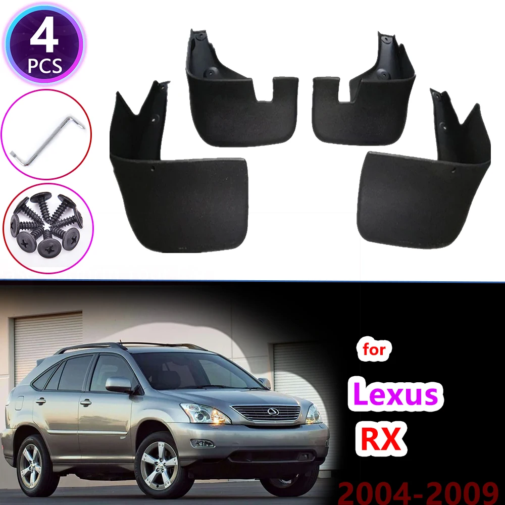 

Mudflap for Lexus RX RX300 RX330 RX350 RX400h 2004~2009 Fender Mud Guard Splash Flaps Mudguards Accessories 2005 2006 2007 2008