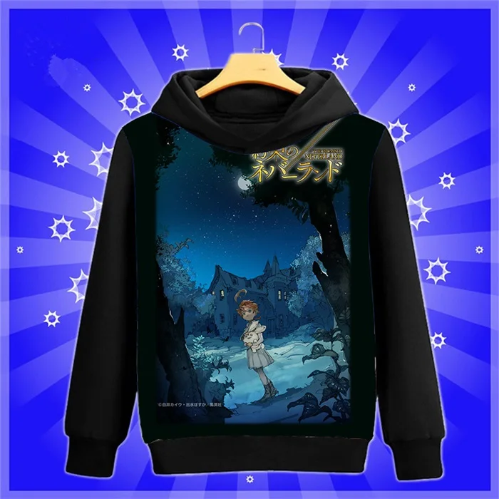 Аниме-Толстовка Manga The Promised Neverland Yakusoku no Neverland Norman cosplay Sweatshirt весна-осень мужские и женские пуловеры пальто - Цвет: 27