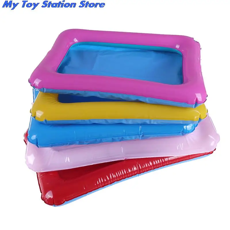 Новый 32x25 см/45x32 см Mars Space надувной лоток для песка с пластиковым мобильным столом