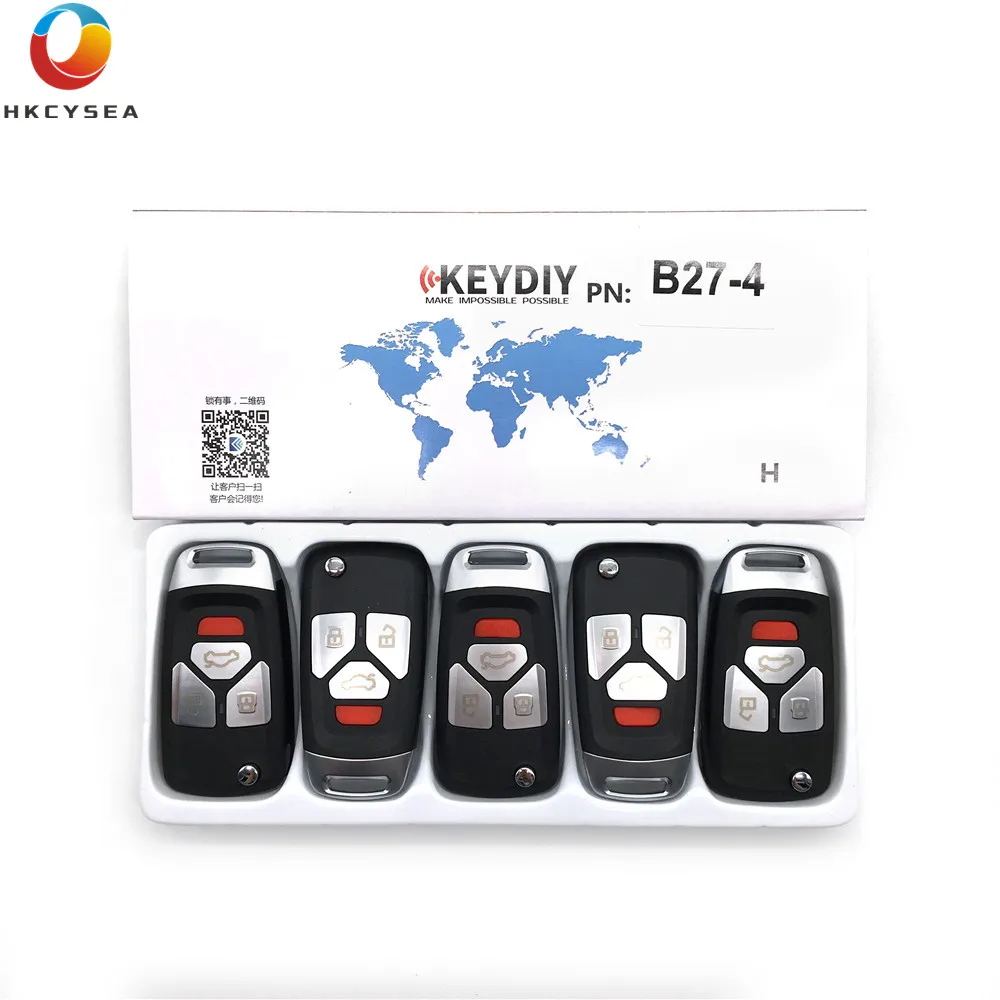 HKCYSEA 5/10/15 шт. KEYDIY B Series пульт дистанционного управления 3 + 1 кнопочный флэш-ключ для
