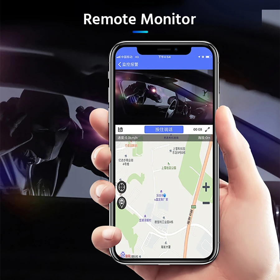 E ACE D12 4G Android автомобильный видеорегистратор WiFi GPS отслеживание двойной объектив