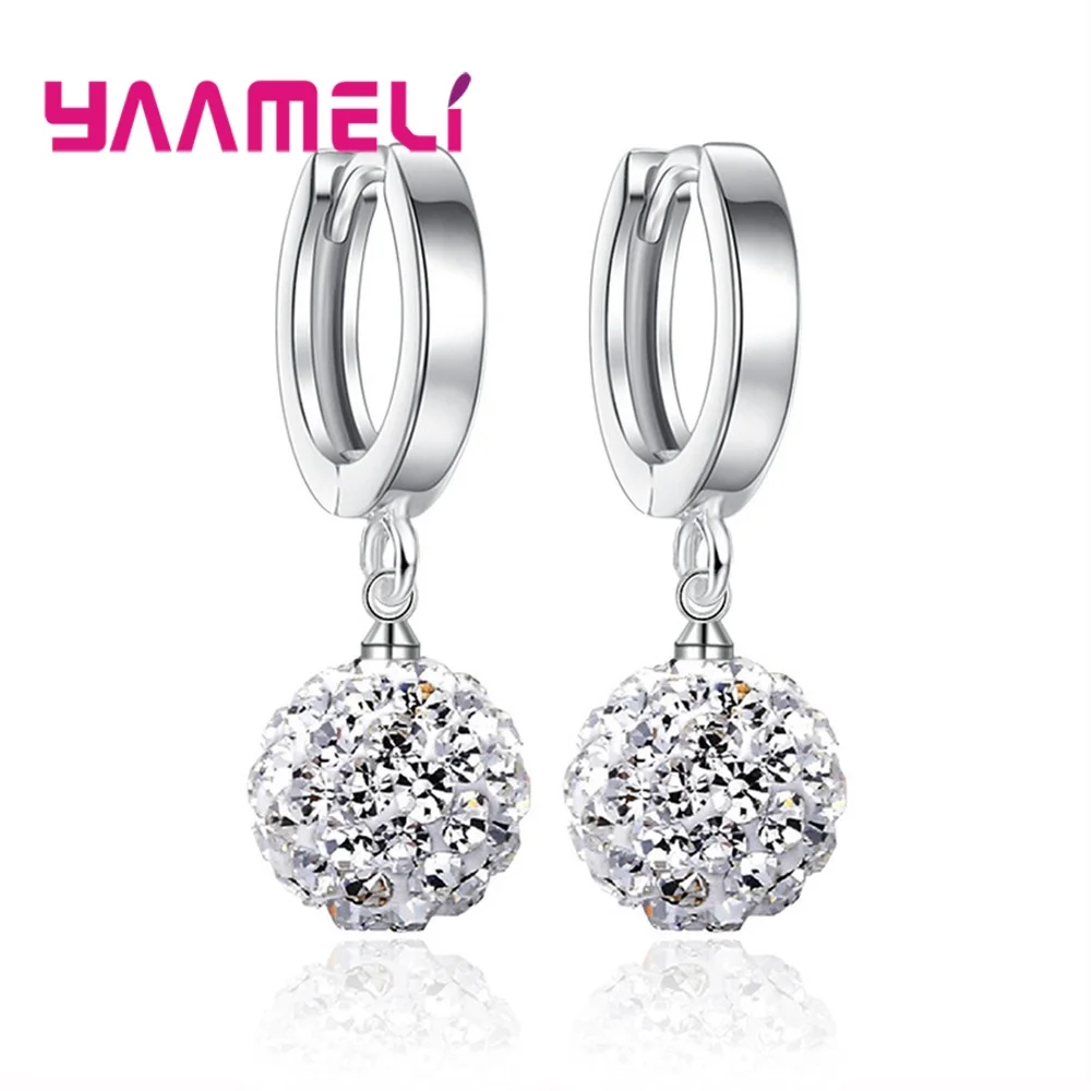 Для женщин мило завод висячие серьги в форме цветов 925 пробы серебро Алыча