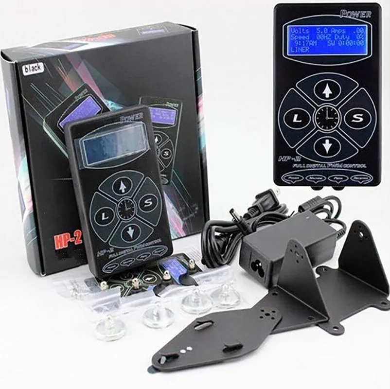 Электропитание для татуажа HP-2 профессиональный цифровой двойной ЖК-дисплей