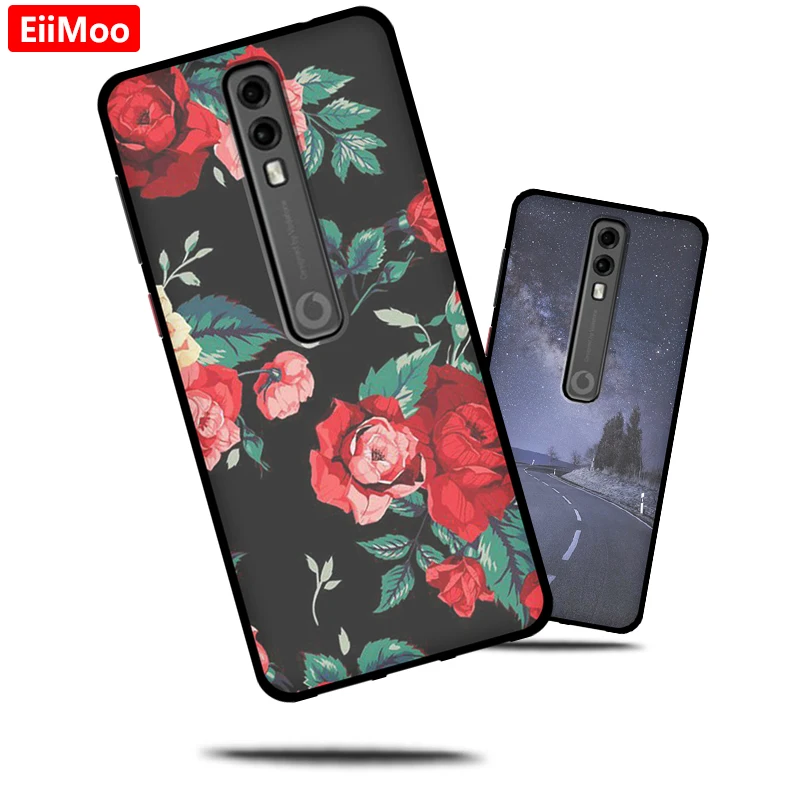 Чехол EiiMoo для телефона Vodafone Smart V10 силиконовый чехол с милым мультяшным принтом