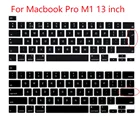 Протектор кожи с английской раскладкой клавиатуры для Apple MacBook Pro M1 13 дюймов 2020 A2289 A2251 A2338 2021 для MacBook Pro 16 дюймов A2141