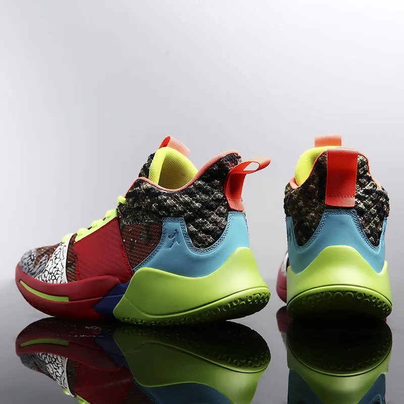 Brand High-Top Shockproof Men Basketball Shoes knit Breathable Light Sneakers Women Boys Quality Jordan | Спорт и развлечения