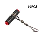 10 шт. рыболовный Вертлюг для морской рыбалки с быстроразъемным крючком