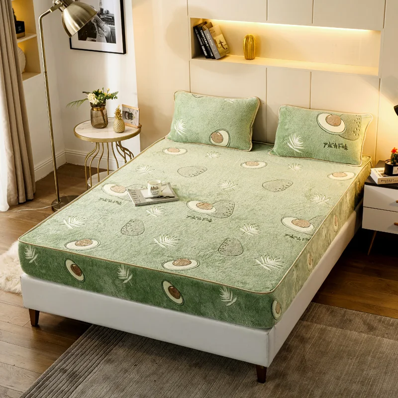 Фланелевые простыни 3 шт./компл. набор эластичных простыней натяжная простыня