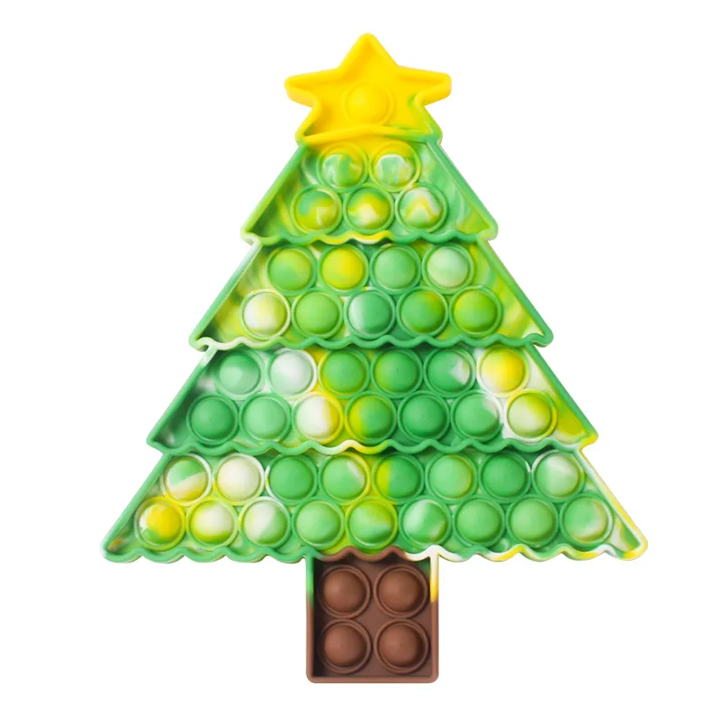 Arco&iacute;ris Pop-estr&eacute;s para aliviar el estr&eacute;s, juguetes para chico, juguete sensorial blando, antiestr&eacute;s, relajante, regalo de Navidad-2