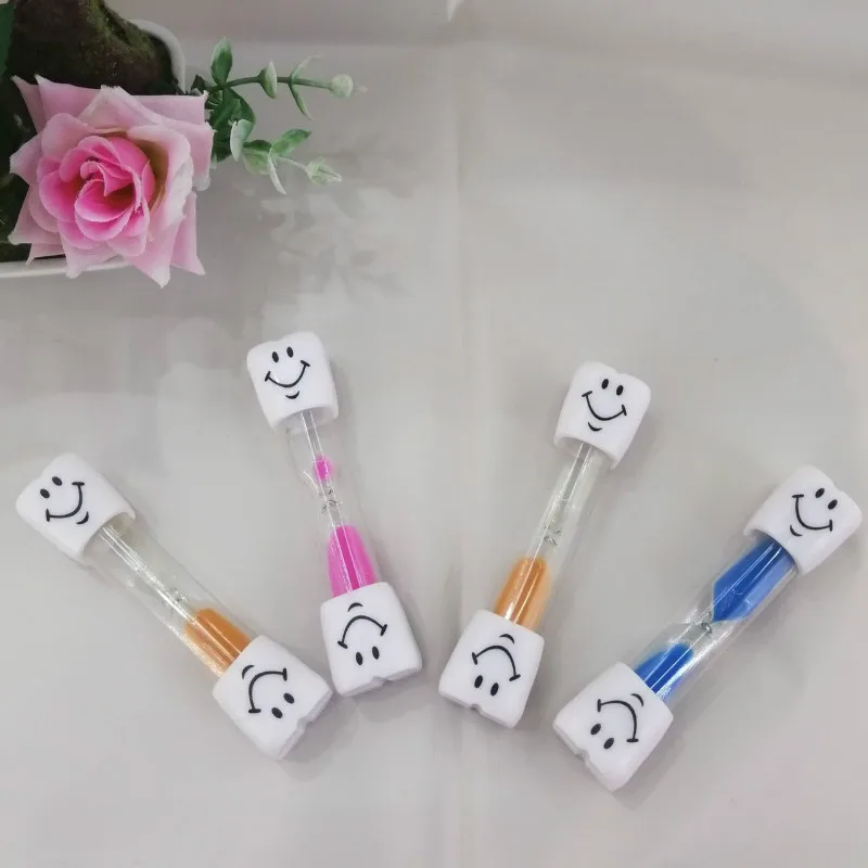 

Children Kids Gift Hourglass Toothbrush Timer 2-3 Minute Smiling Face For Cooking Sandy Clock Brushing-Teeth Timer Sandglass