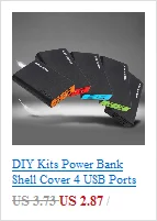 Наборы для самостоятельной сборки Корпус Корпуса 4 usb порта сварочный блок питания зарядное устройство корпус модуль pcba мощность ed 4 шт 18650 батареи