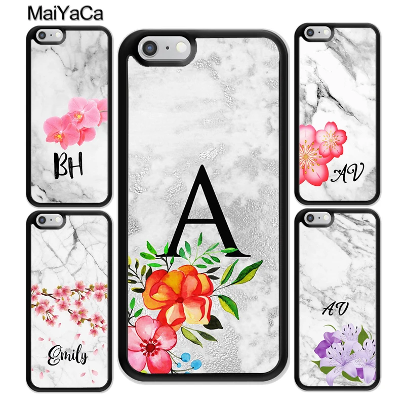 Индивидуальный цветочный мраморный чехол для iphone 12 mini 11 Pro Max X XR XS MAX SE 2020 6S 7 8