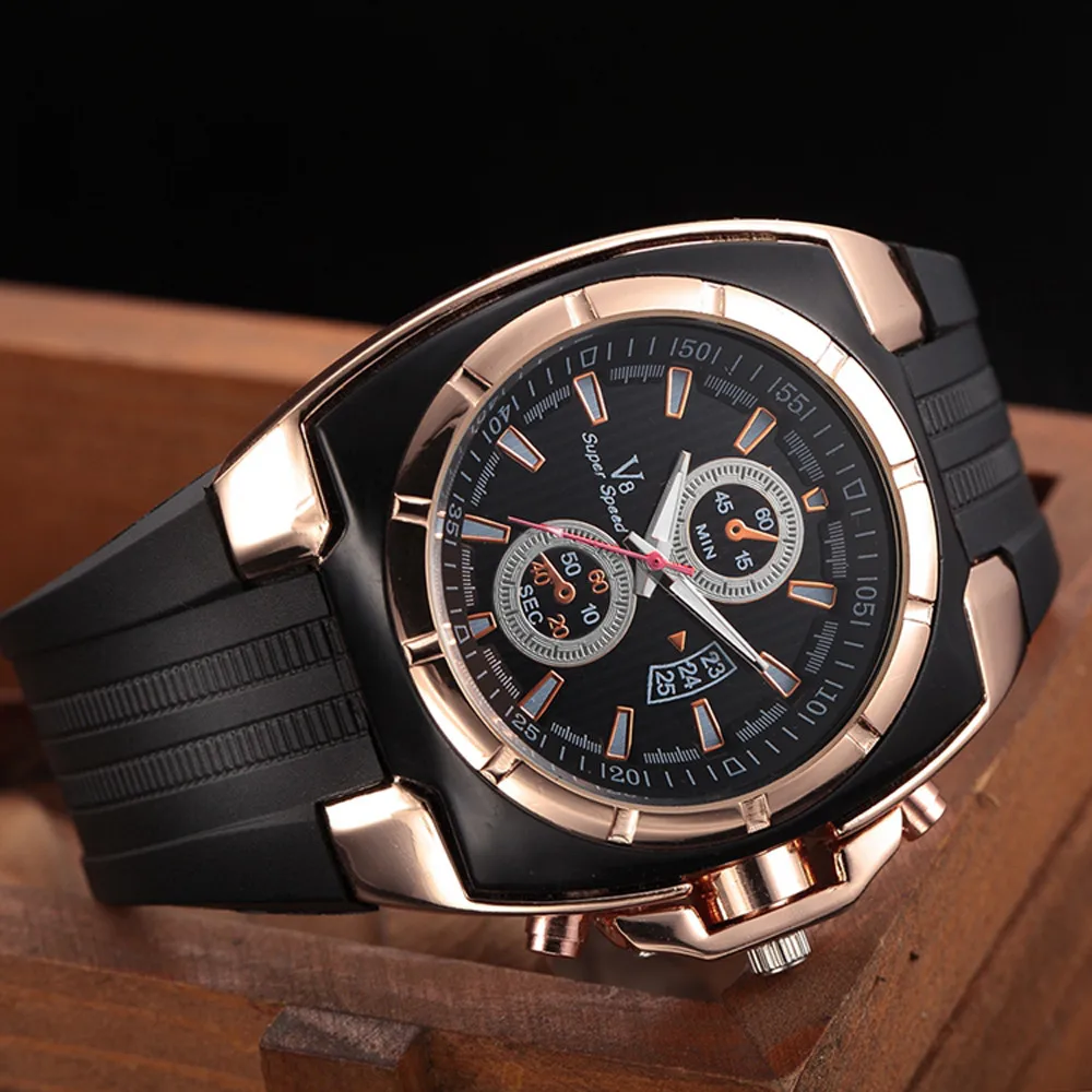 

Watch Men Business Design Watch Men's Thin Silica Gel Students Sports Quartz Watch Relogios Masculino erkek kol saati zegarek Q