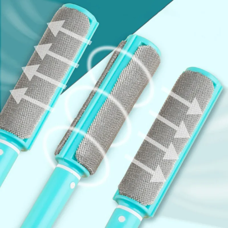 

Reusable Pet Hair Remover Roller Cleaning Brush Clothes Lint Roller Static Dust Brush Household Coat Pet Fur Remover Brushes L
