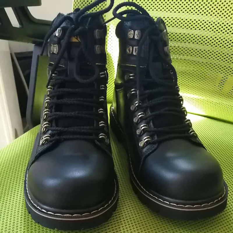 Ботинки мужские и женские из воловьей кожи Martin Рабочие механические ботинки