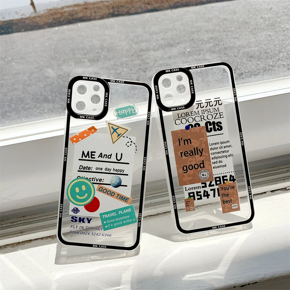 Чехол для телефона с забавным мультяшным рисунком iPhone 12 Pro 7 8 Plus 13 11 Max Mini XS X XR SE 2020