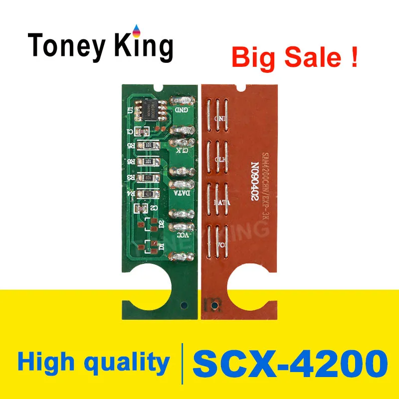 Тонер-чипы Toney King черные для Samsung SCX-D4200A SCX 4200 SCX-4200 4210 4220 D4200A | Компьютеры и офис