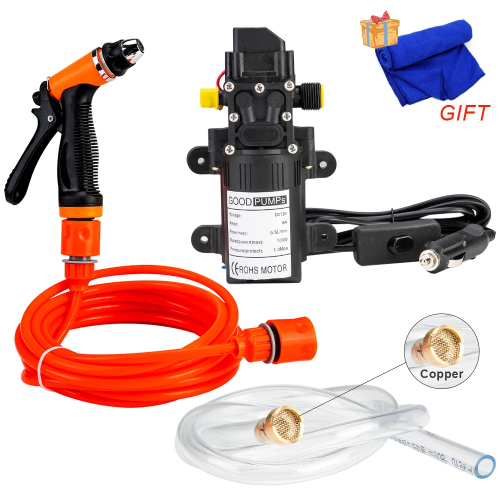 

Пистолет для мойки автомобиля, беспроводной насос высокого давления, 12 В