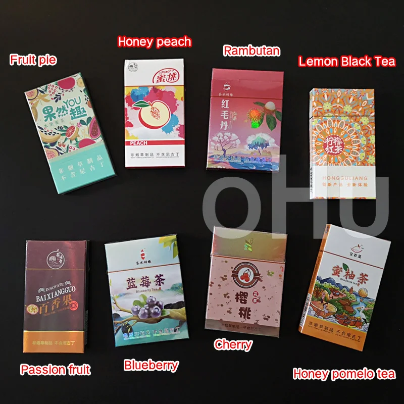 Маракуйя вишня черника Чай сигареты травяные Для мужчин здоровый без никотина