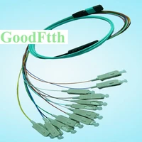 fiber patch cord female mpo sc om3 12 cores distribution 0 9mm goodftth 1 15m 2pcslot