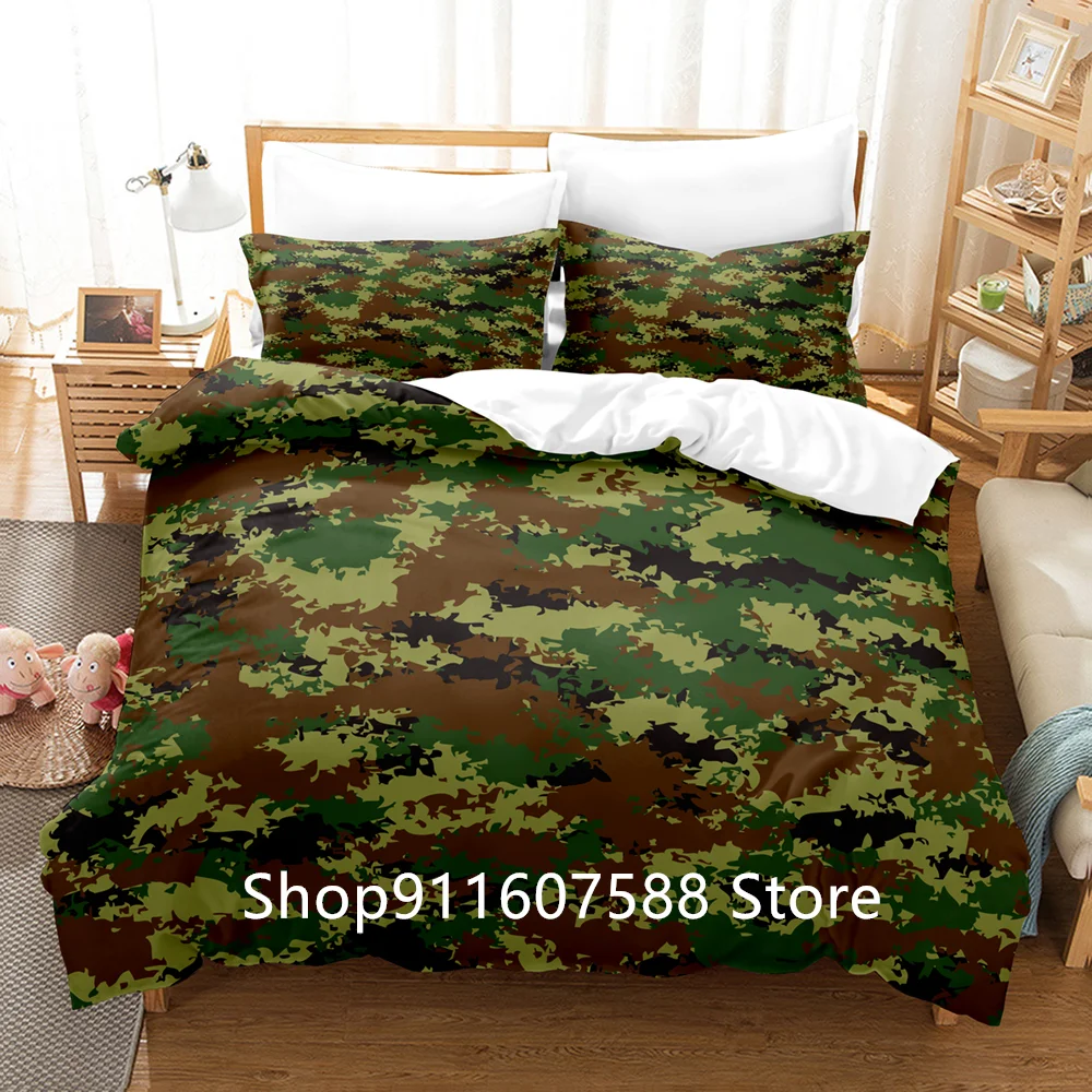 

Camouflage Bedding Set For Kids Adult Duvet Cover King Queen Size Print Bed Set Home Textiles Bedclothes Duvet Cover Set