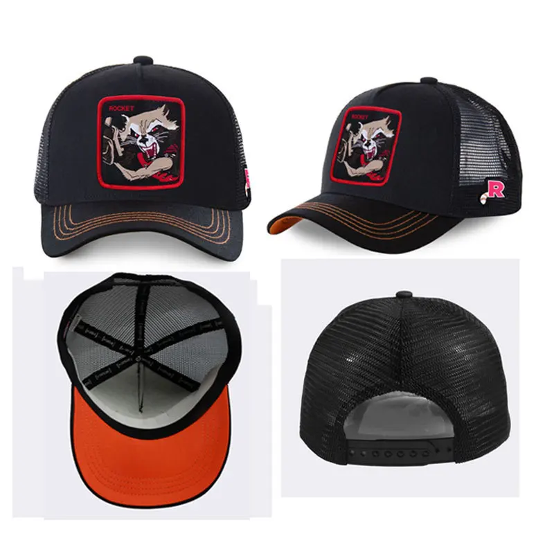 2019 летние стражи Галактики Snapback поп вышивка ракета дышащая бейсбольная кепка