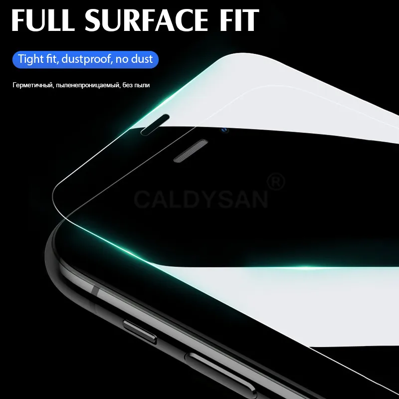 Защитное стекло закаленное 100D для IPhone 11 Pro X XR XS Max 8 7 6s 6 Plus|Защитные стёкла и плёнки