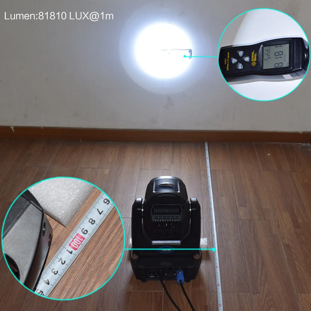 Lyre 100 Вт светодиодный сценический светильник с подвижной головкой Dmx GOBO Dj