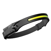 led headlamp flashlight high performance cob head light 4 modes waterproof for outdoors camping running storm survival