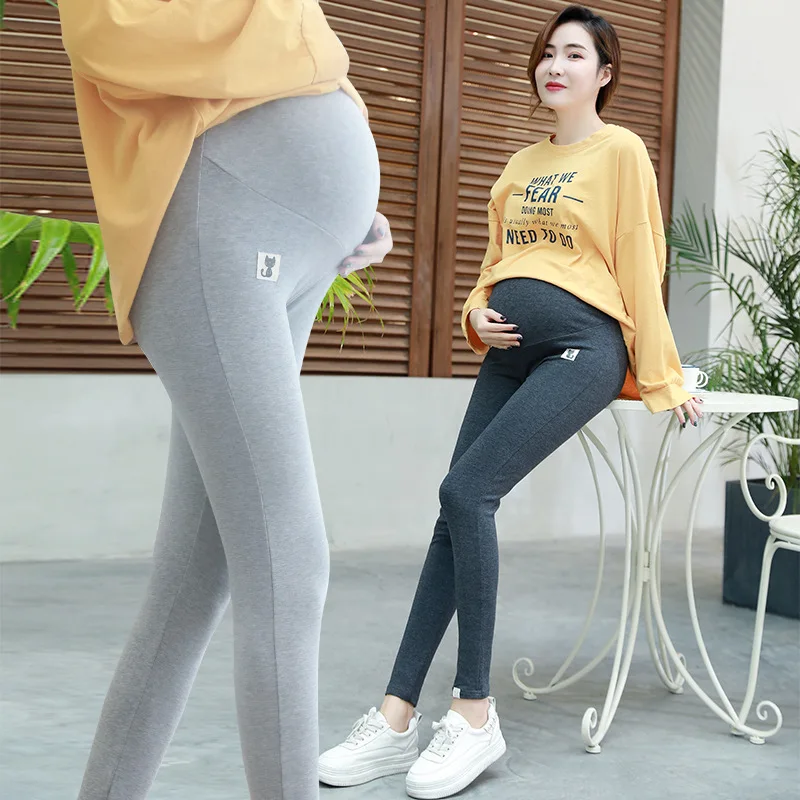 

Pregnancy Clothes Maternity Pants Pregnant Leggings Women Cotton Spring Autumn Trousers Belly Lift Plus Size Adjustable Waist