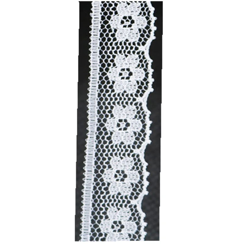 Кружевные кружевные ленты с отделкой 15 мм 5 ярдов свадебное украшение ручной