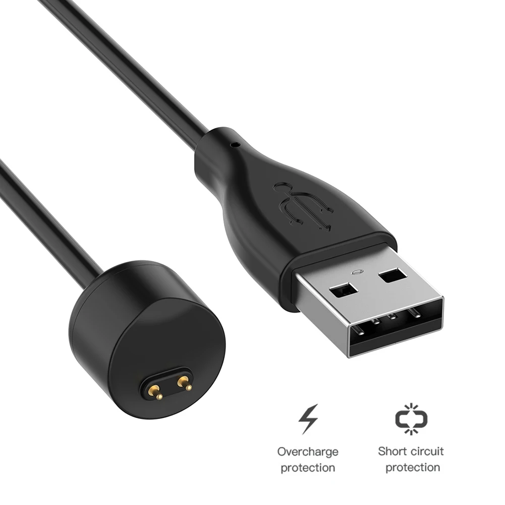 Магнитный зарядный кабель 50 см/20 дюймов для Xiaomi Mi Band 5 смарт браслет USB зарядное