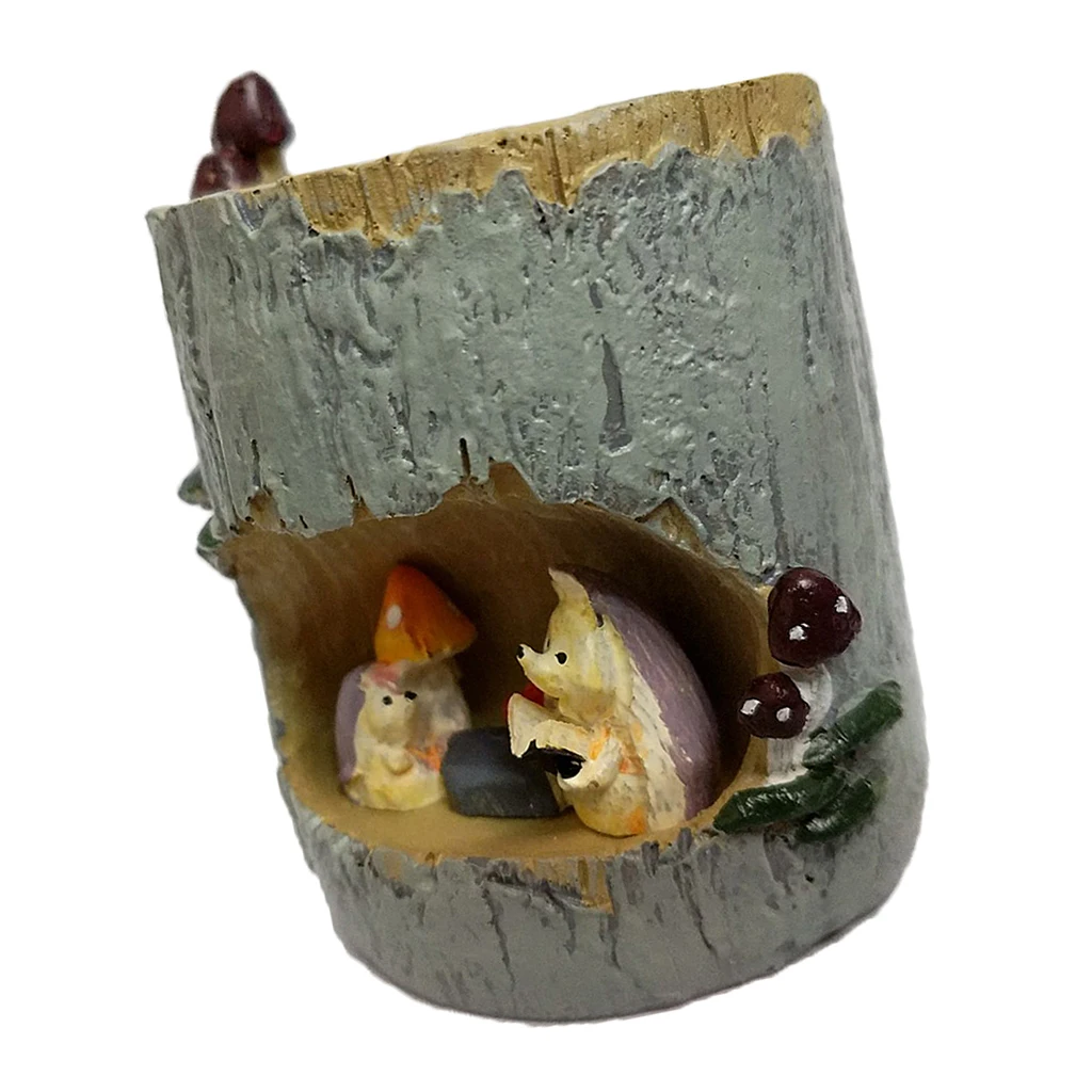 Mini Flower Pot Cute Hedgehog Succulent Figurines Planter for Home Table Decor Garden Decoration Gift Flowerpot | Дом и сад